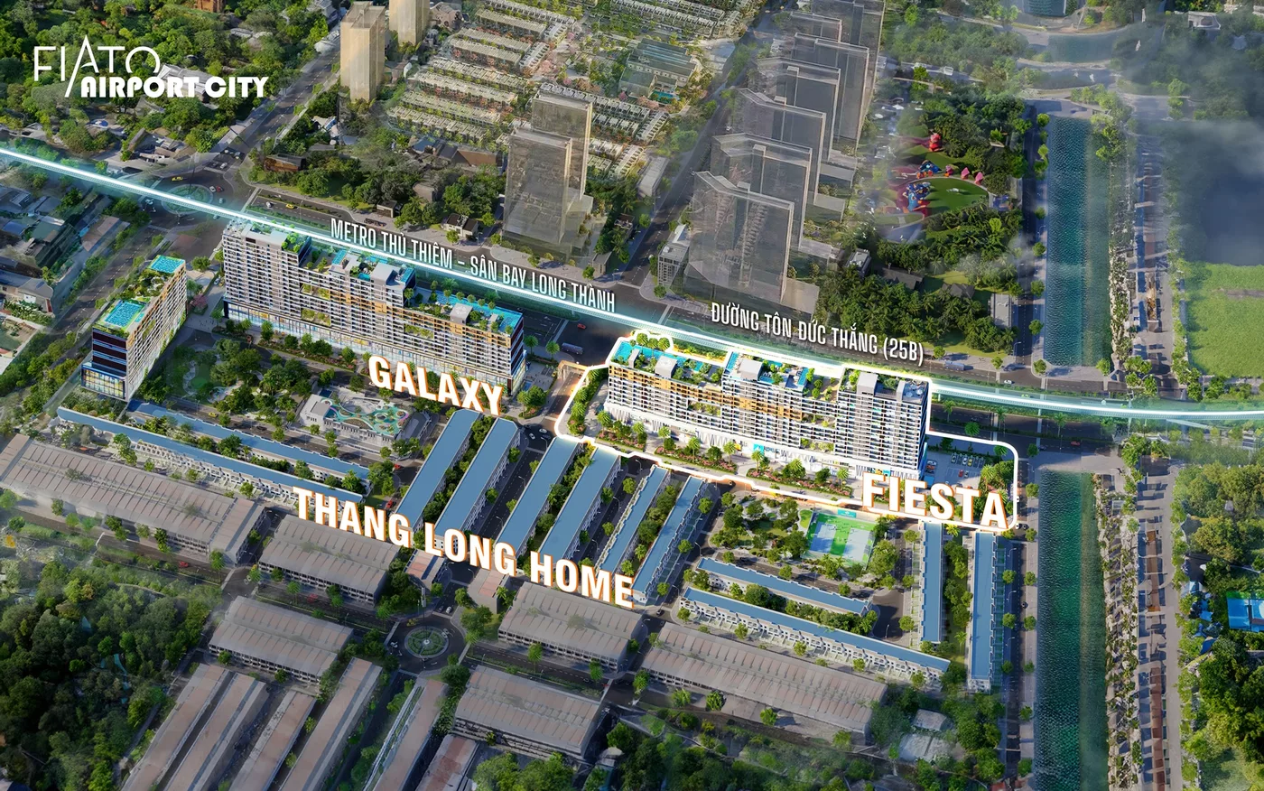 Fiato City hưởng sức hút từ quy hoạch “thành phố trung chuyển” Nhơn Trạch