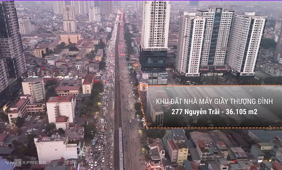 Giầy Thượng Đình sẽ xây khu căn hộ 40 tầng trên 'đất vàng' đường Nguyễn Trãi