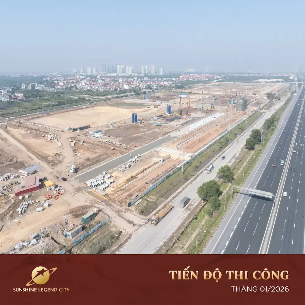 Tiến độ xây dựng sunshine legend city