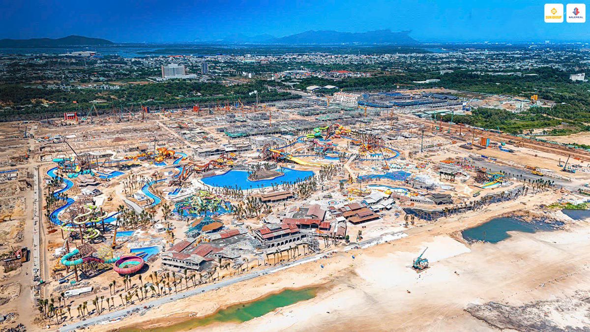Tiến độ xây dựng sun blanca city