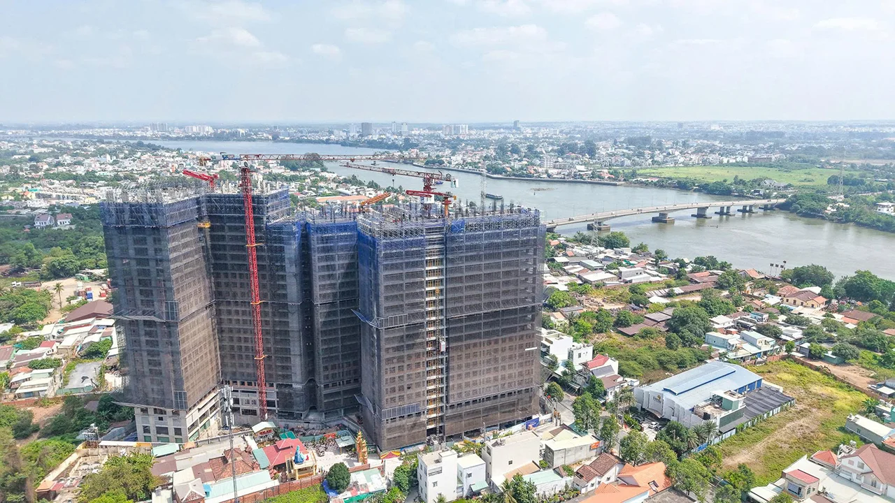 Tiến độ dự án căn hộ Fresia Riverside Đồng Nai cập nhật tháng 04/2026