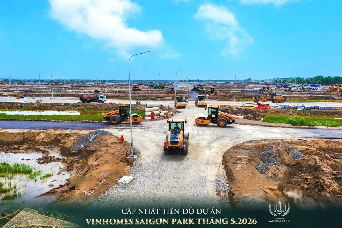 Tiến độ xây dựng dự án Vinhomes Saigon Park