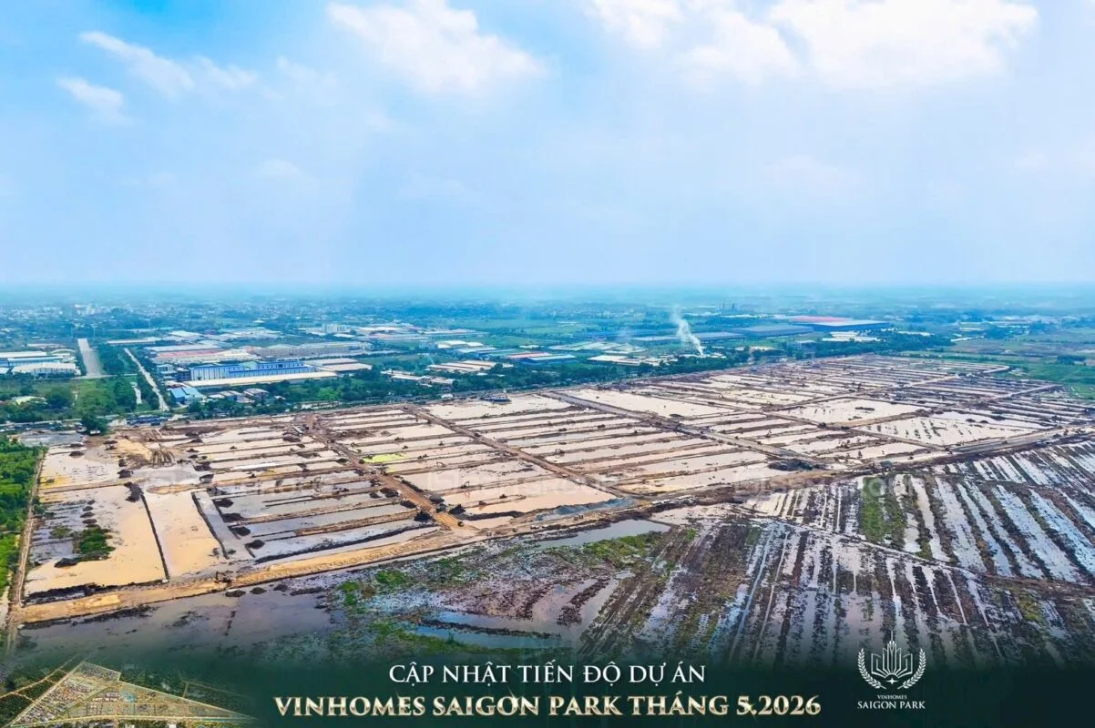 Tiến độ xây dựng dự án Vinhomes Saigon Park