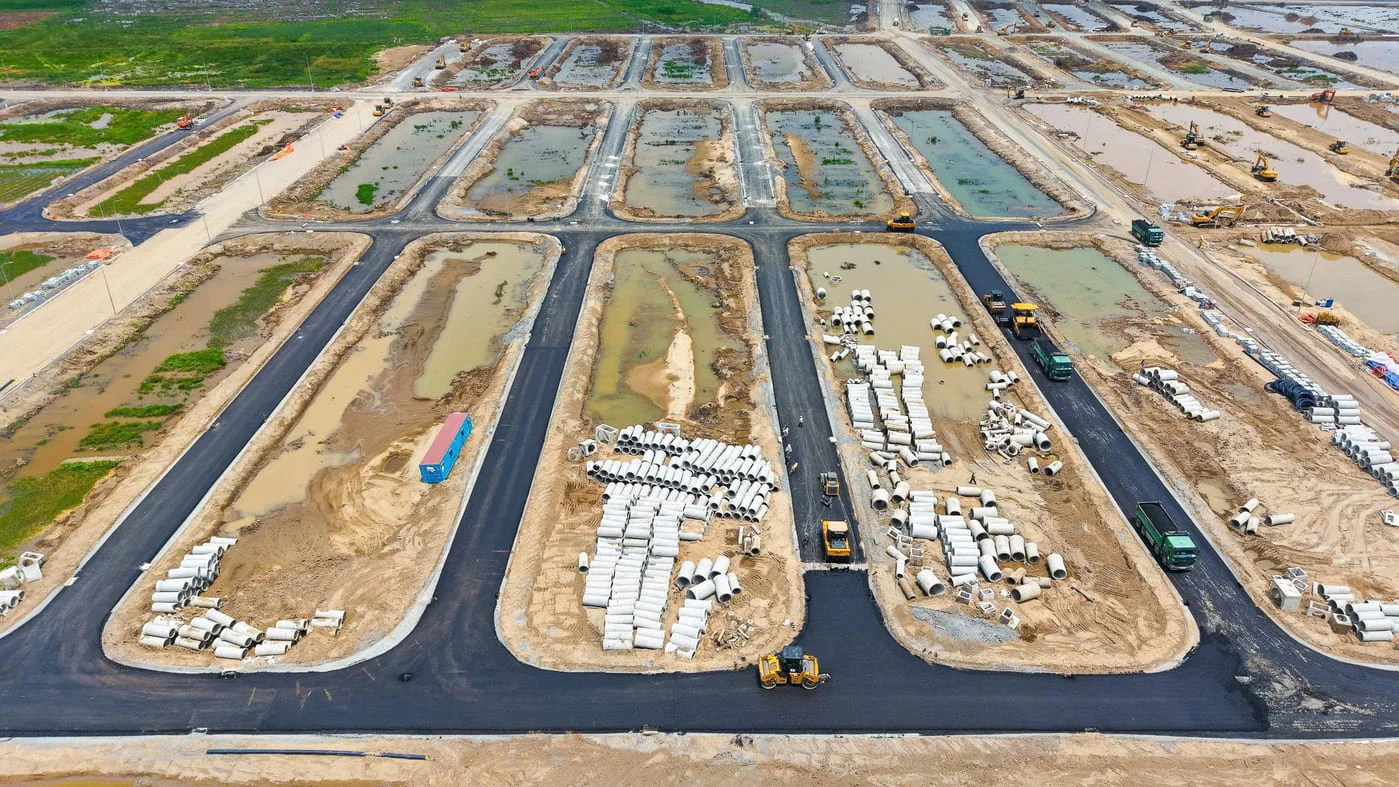 Vinhomes Sài Gòn Park tháng 5/2026 đã bắt đầu thành hình những đường nét cơ bản đầu tiên