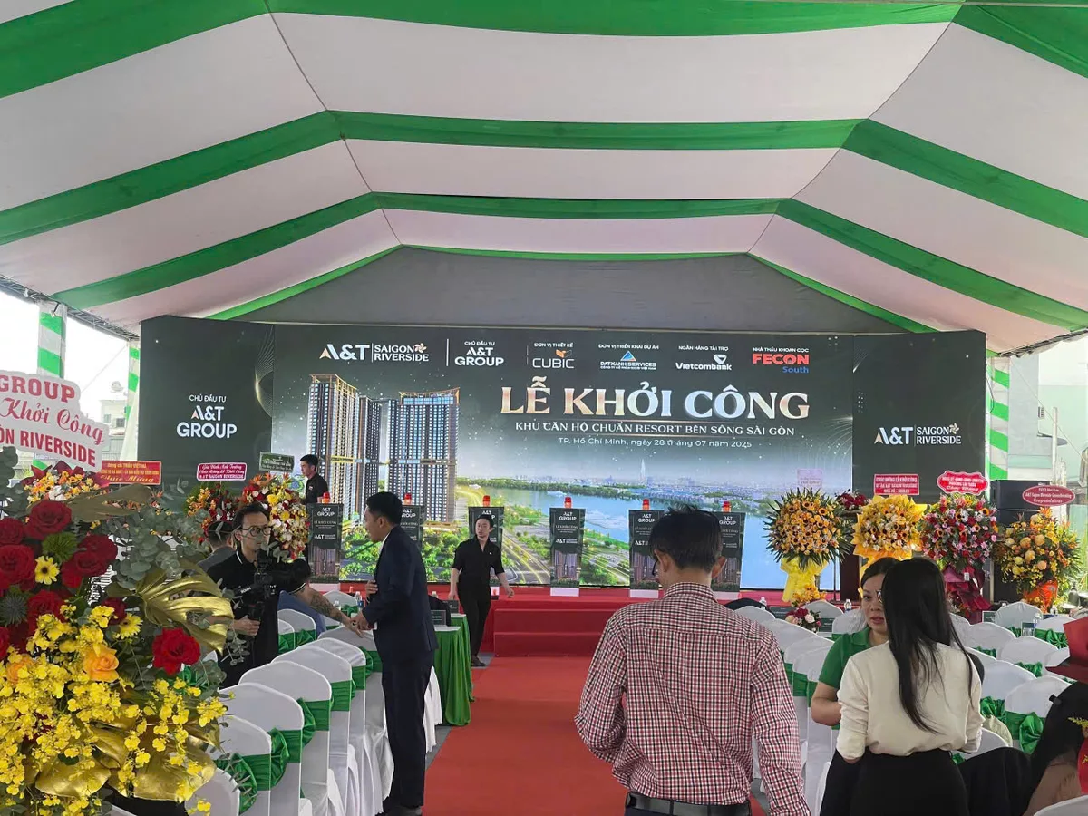 lễ khởi công căn hộ at saigon riverside
