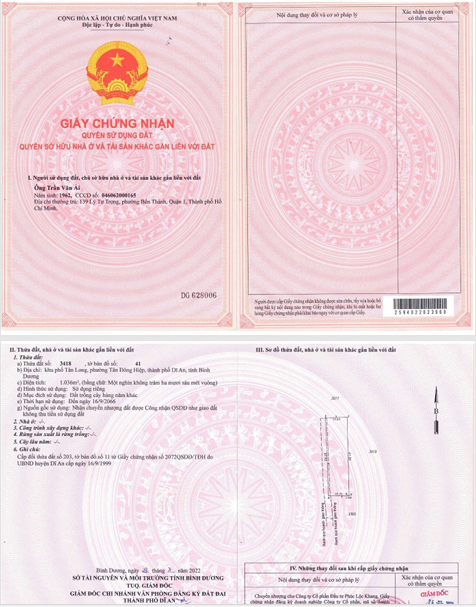 Giấy chứng nhận Quyền sử dụng đất