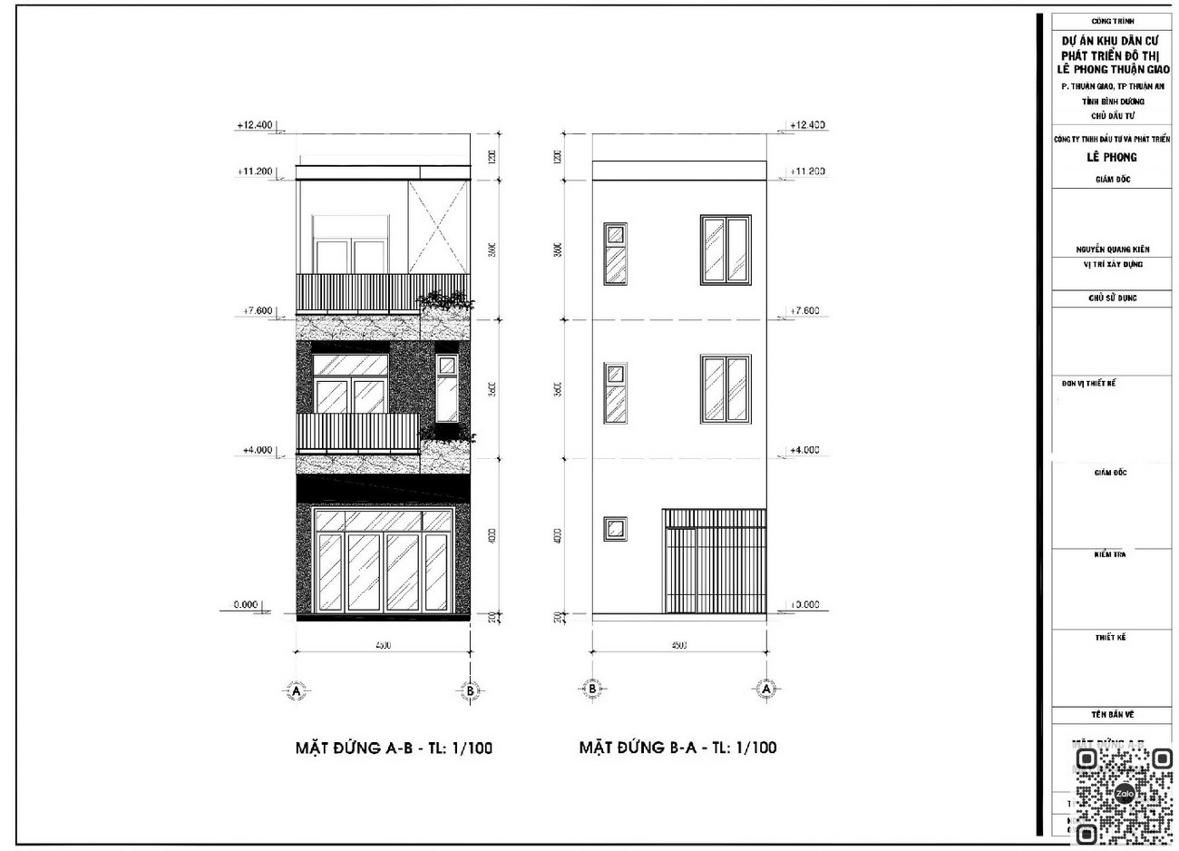 Thiết kế Townhouse dự án An Residence Thuận An