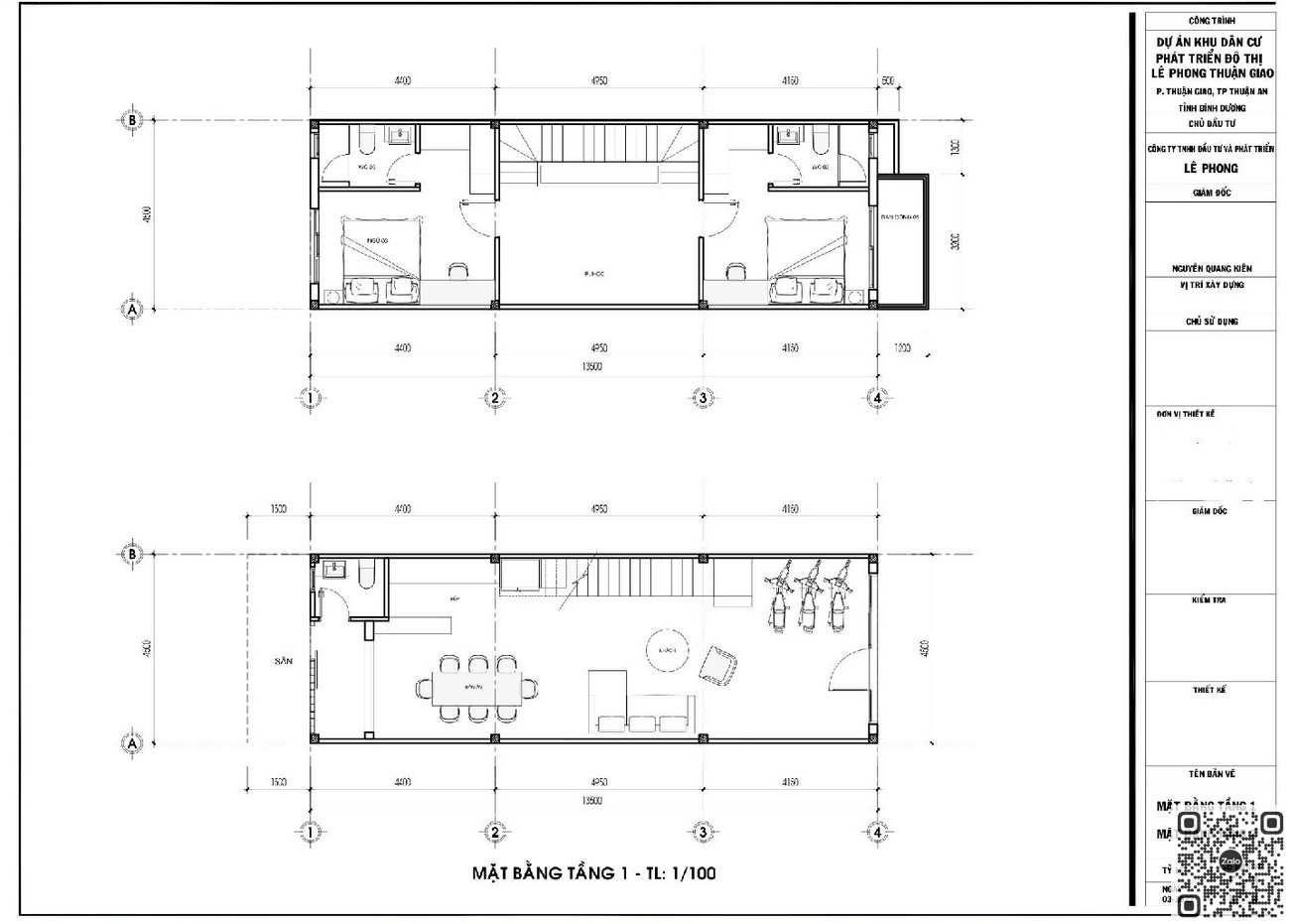Thiết kế Townhouse dự án An Residence Thuận An